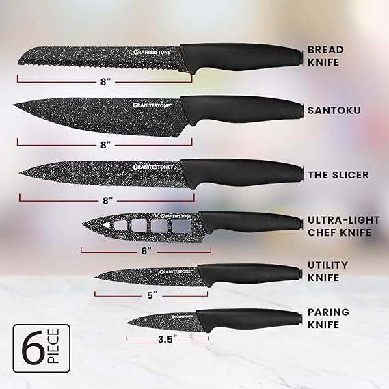 Knife Stainless package مجموعة السكاكين الفولاذية